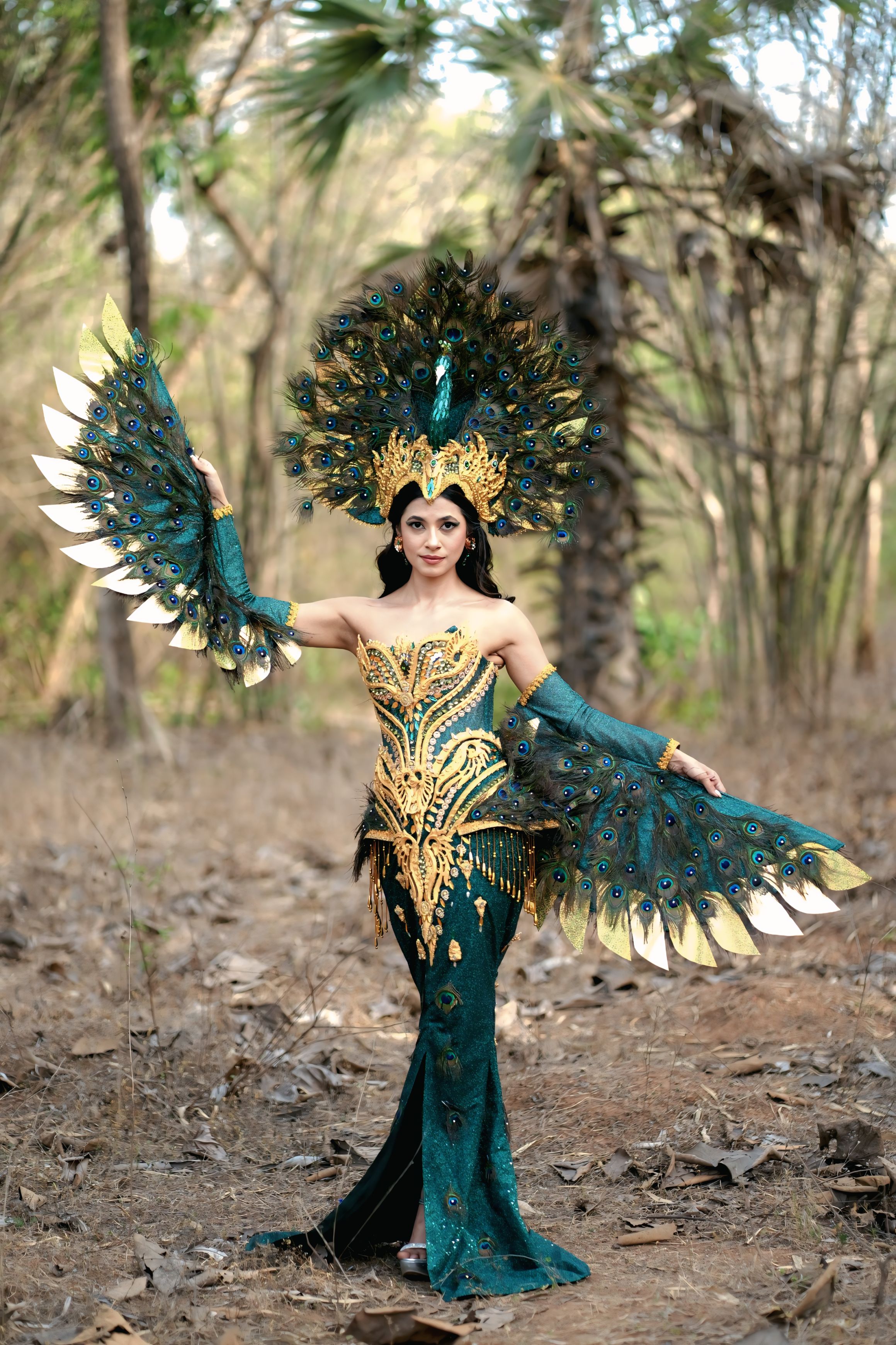 Delegate in traditional African costume